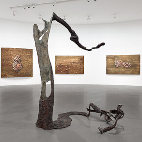 Giuseppe Penone, exhibition view. Courtesy of Gagosian Rome