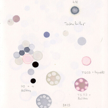 Nora Schattauer. 50 Workbooks. Courtesy of Kunstbibliothek