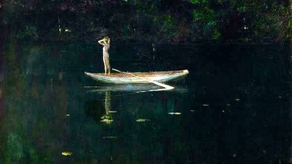 Thomas Alexander Harrison (1853-1930). "Soledad" 1893, pintura al óleo. Museo de Orsay, Paris, Francia