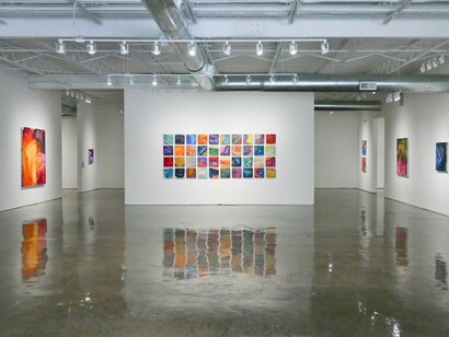 Moving through, exhibition view. Courtesy of Hathaway