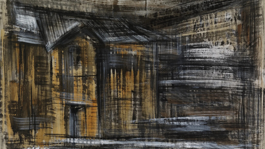 Elga Sesemann, Landscape (detail), 1990. Courtesy of Ateneum