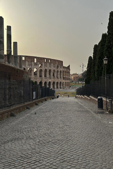 The Colosseum is an elliptical amphitheatre in the centre of the city of Rome, Italy