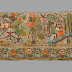 Fragment of towel end (detail), 1850–1900. Courtesy of Art Institute of Chicago