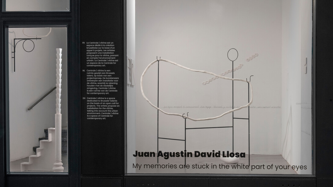 Juan Agustin David Llosa, vue d'exposition. Avec l'aimable autorisation de Centrale | vitrine
