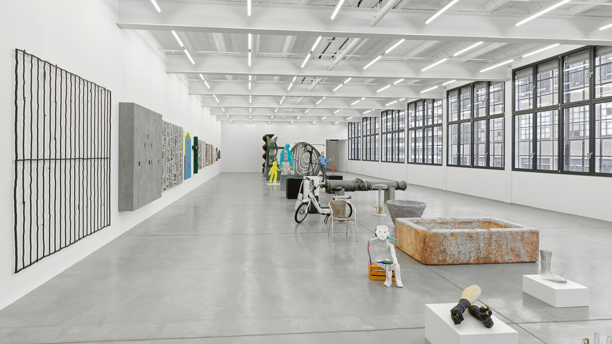 Valentin Carron, The slope (Works 2005–2026), ausstellungsansicht. Mit freundlicher genehmigung der Galerie Eva Presenhuber