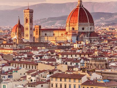 La veduta sul centro di Firenze