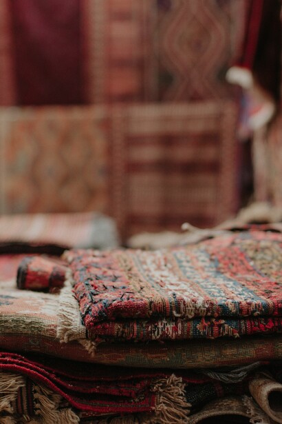 Red silk carpets