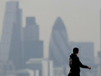 Severe air pollution in UK