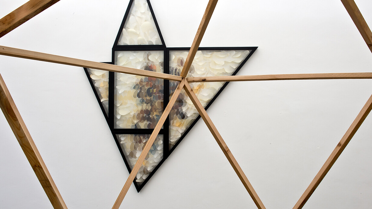 Maurizio Donzelli, Icosaedro e Mirror Stella, Courtesy of Eduardo Secci Contemporary