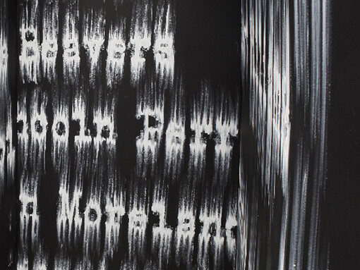 Gary Simmons. Courtesy of The Drawing Center