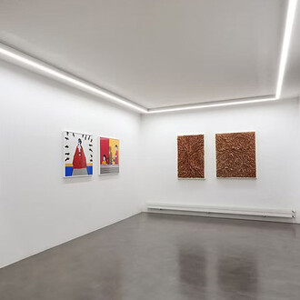 Artisti vari, Venus noire, veduta dell’esposizione. Cortesia della Galleria Anna Marra