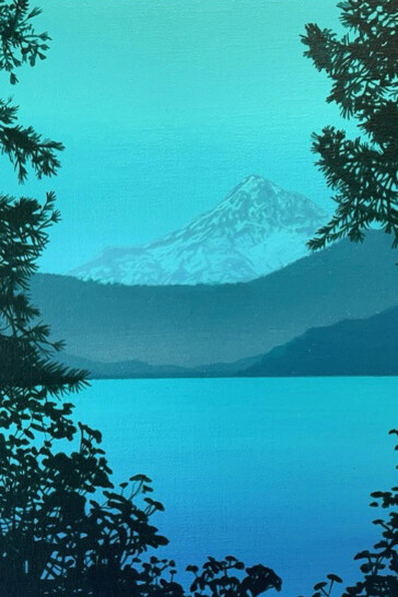 Robert Minervini, Blue hour, 2024. Courtesy of Rena Bransten Gallery 