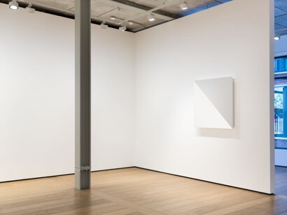 Ryoji Ikeda, Exhibition view. Courtesy of Almine Rech Gallery