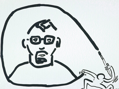 Haring Keith, Untitled (Self-Portrait), 1988