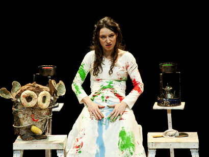 Arianna Scommegna in Cleopatràs. Ph Serrani