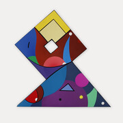 MOSES & TAPS™, IMAGE OF GRAFFITI™ XXIX, 2019 – Spraypaint and acrylic on canvas, 92 x 94 cm