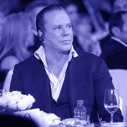 Mickey Rourke, verkörpert Henry Chinasky im Film. Aufnahme um 2010