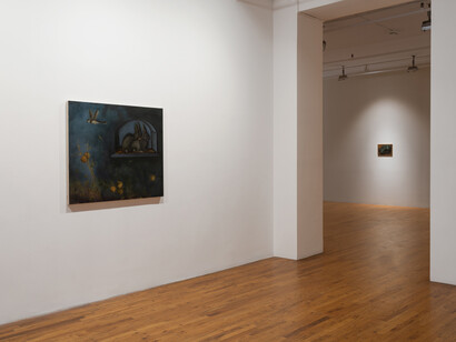 Lewis Hammond, The rabbits, exhibition view. Courtesy of 47 Canal