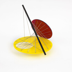 Veronesi Luigi, Costruzione, 1992, perspex, filo acciaio inox