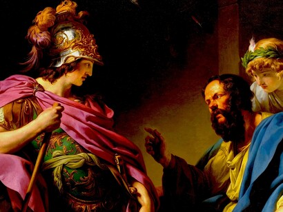La relación entre Sócrates y Alcibíades siempre ha llamado la atención de los artistas
