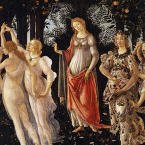 Sandro Botticelli, Allegoria della primavera, Galleria delle Statue e delle Pitture degli Uffizi, Inv. 1890 n. 8360 (li)