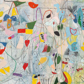 Lu Ferreira, Mídas, falido, flácido sobre o leito, 2024. Courtesy of M+B Gallery