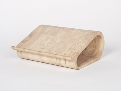Meta Works, Vool, Hand selected pine, 15 x 36 x 32 cm, 5 7/8 x 14 1/8 x 12 5/8 in, Courtesy of the designer and Gallery Elena Shchukina