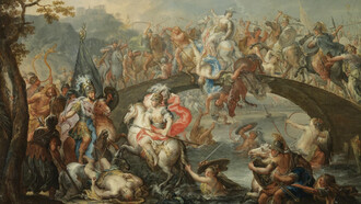 Johann Georg Platzer, Battaglia delle Amazzoni