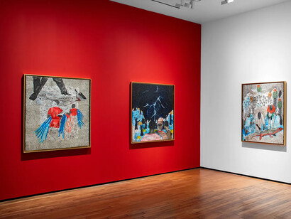 Omar Ba, Kaïdara, exhibition view. Courtesy of Templon 