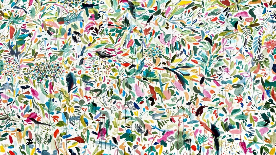 Sophie Kitching, The meadow (detail), 2026. Courtesy of Heather Gaudio Fine Art