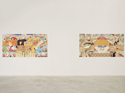 Andrea Carlson, Endless sunshine, exhibition view. Courtesy of CAM