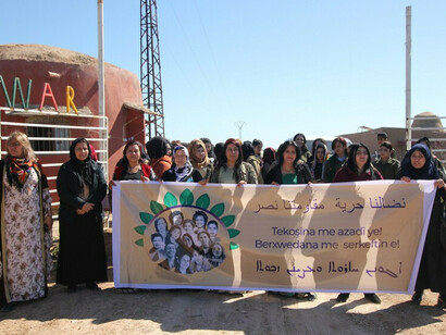 Jinwar Women's village, Kurdistan - asserting resistance to occupation by the nation-state @ Firat News Agency