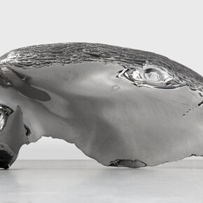 Marc Quinn, The Toxic Sublime, Frozen Wave (The Conservation of Culture), 2015, Stainless steel
