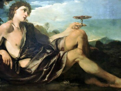 Rappresentazione di Dioniso in un dipinto, untitled