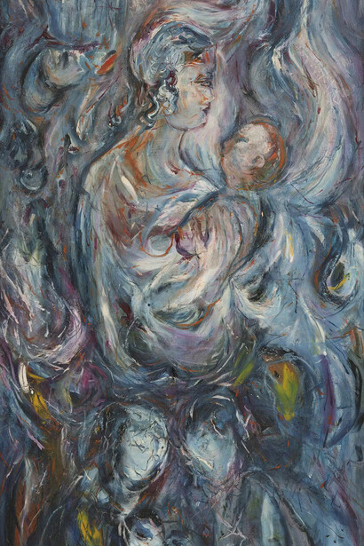 Alberto Massuda, O encontro (detail), 1991. Courtesy of MON - Museu Oscar Niemeyer