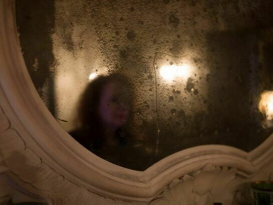 Nan Goldin, In the mirror at Alberto’s Pallazzo, Venice, Italy, October 2013