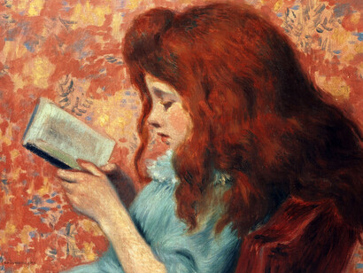 Federico Zandomeneghi, Bambina dai capelli rossi, olio su tela, cm. 38,8x46,3, Collezione privata. Courtesy of Palazzo Zabarella