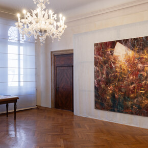 Nigel Cooke, Bad habits, vista della mostra. Cortesia della Fondazione Querini Stampalia
