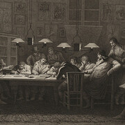 Giulio Tomba and Felice Giani, Rosaspinas's zeichenschule, 1811. Courtesy of Hamburger Kunsthalle