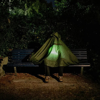 Homeless in the city, artwork in exhibition. Courtesy of Amsterdam Museum