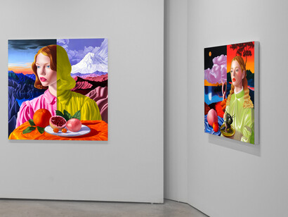 Remus Grecu, Rainbows at the edge of sorrow, exhibition view. Courtesy of Yusto / Giner 