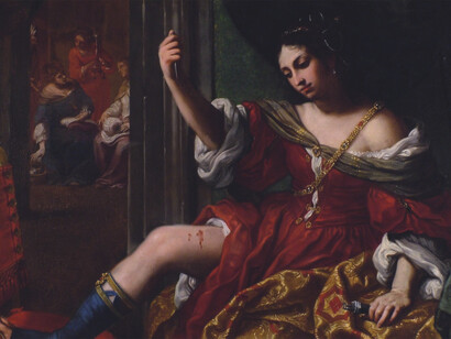 Porzia che si ferisce alla coscia Elisabetta Sirani. Pathos. Valori, passioni, virtù
