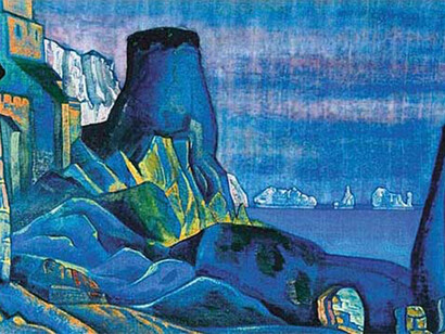 Il castello di Tristano, Nicholas Roerich, 1912
