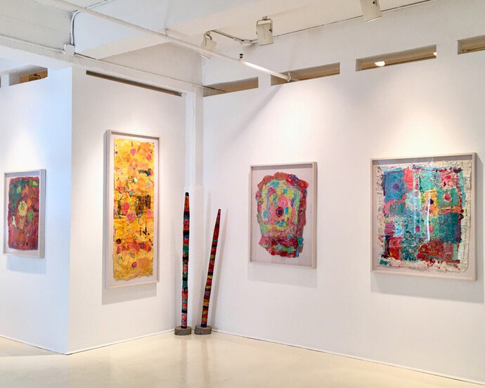 Magical Colors Emerging from the Show, Exhibition view. Courtesy of Walter Wickiser Gallery
