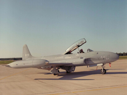 Canadair T-33 #441. Courtesy of Jet Aircraft Museum