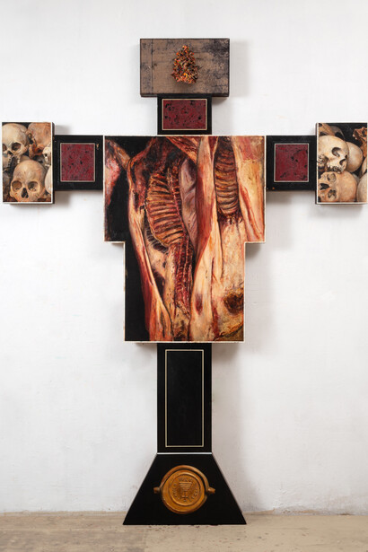 Federico Guida, Croce #5, 2019-2021. Cortesia di CSArt - Comunicazione per l'Arte