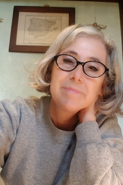 Ilide Carmignani nel suo studio