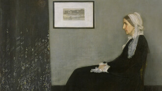 James Abbott McNeill Whistler (1834–1903) "Arreglo en gris y negro".(Retrato de la madre del artista, Anna McNeill Whistler, 1871), Londres. Óleo sobre lienzo, Museo de Orsay, Paris, Francia