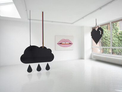 Brian Calvin & Wendy White, Exhibition view. Courtesy of Cabinet