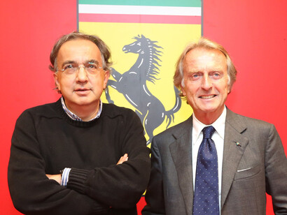 Sergio Marchionne con Luca Cordero di Montezemolo